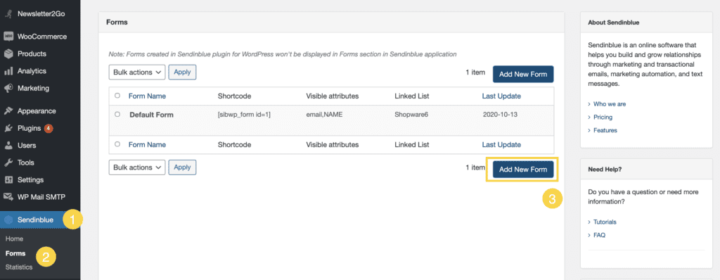 WordPress Newsletter mit dem Brevo (ex Sendinblue) Plugin erstellen