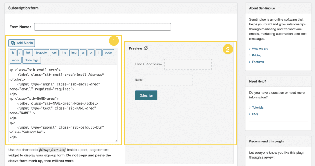 WordPress Newsletter mit dem Brevo (ex Sendinblue) Plugin erstellen