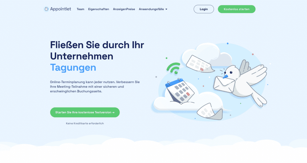 appointlet screenshot online termine buchen