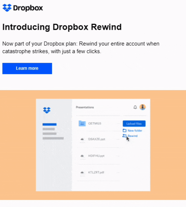 e-mail gifs beispiel dropbox