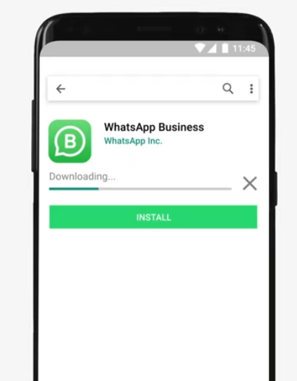 screenshot whatsapp business installieren