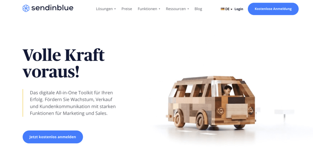 Tools für Shopify E-Mail Marketing, Beispiel Brevo (ex Sendinblue)