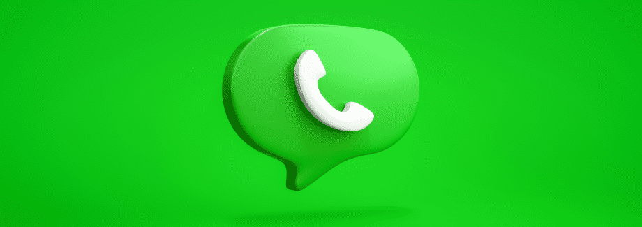 whatsapp symbol vor grünem hintergrund whatsapp business api