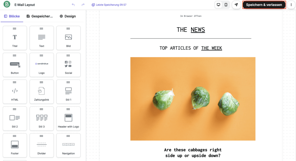 E-Mail Layout: So erstellst du die perfekte E-Mail-Vorlage | Brevo