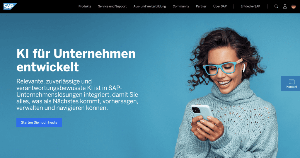 screenshot der salesforce alternative sap