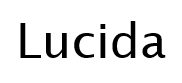lucida email font