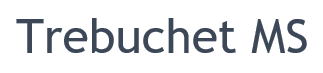 trebuchet email font