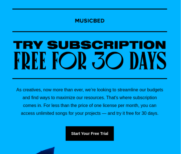 free subscription offer newsletter idea 