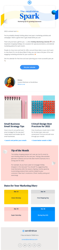 newsletter example