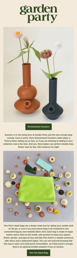 Newsletter example