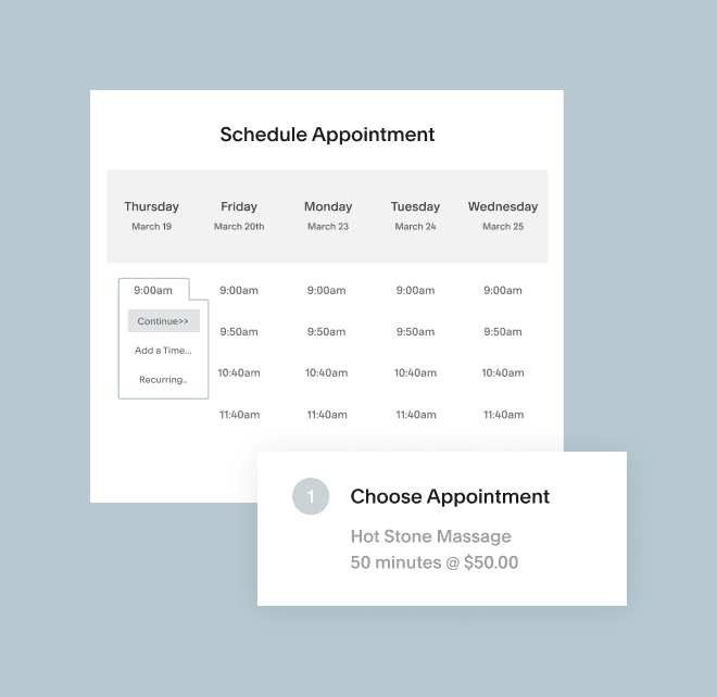 appointment scheduling app acuity