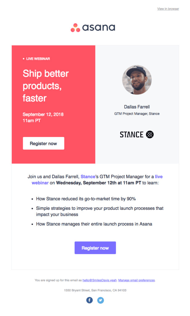 email copy example
