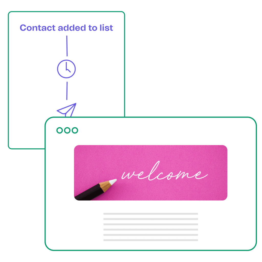 automate welcome message