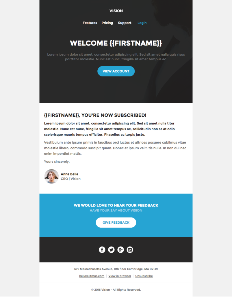 ejemplo de newsletter ejemplo de newsletter
