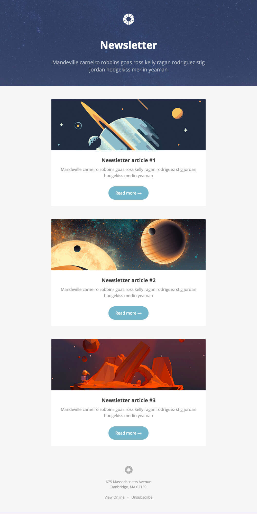ejemplo de newsletter ejemplo de newsletter