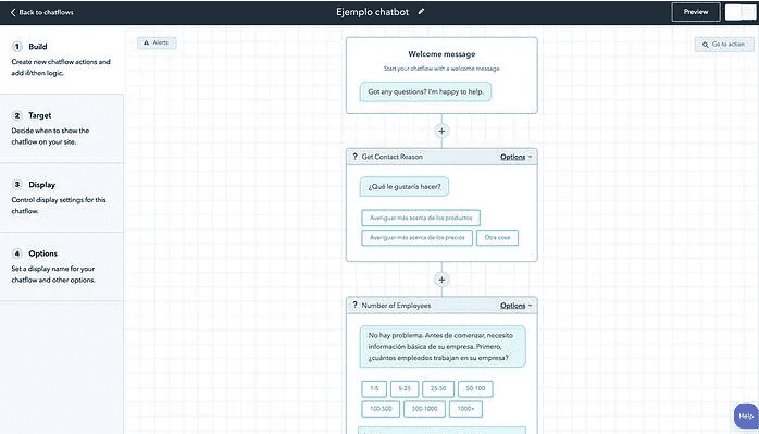 Chatbot hubspot