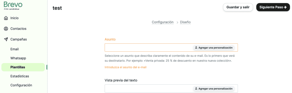 linea de asunto en emailing