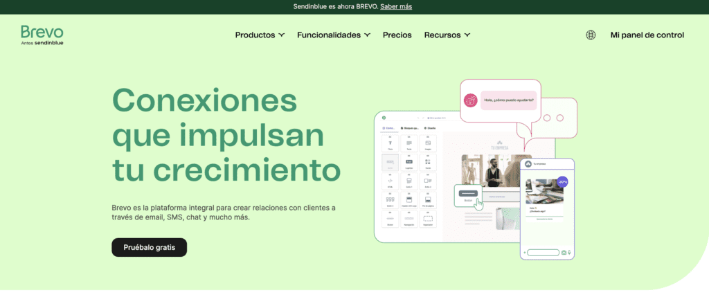 Herramienta de email marketing: Brevo.