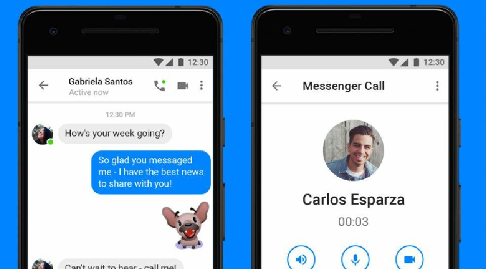 Llamadas por internet gratis Facebook Messenger