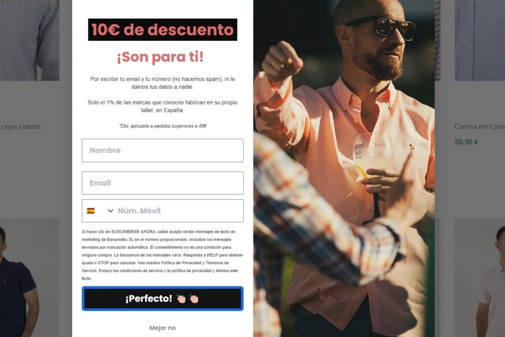 Ejemplos de formularios de contacto Patadegayo