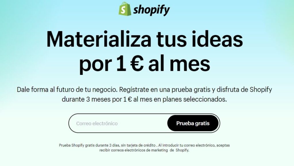 Ejemplos de formularios de contacto Shopify A