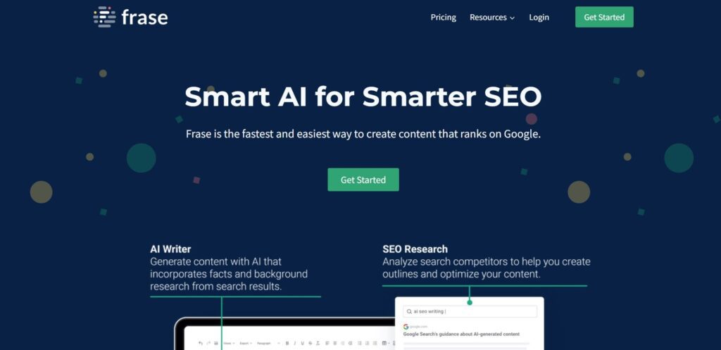 Aplicaciones de inteligencia artificial Frase io