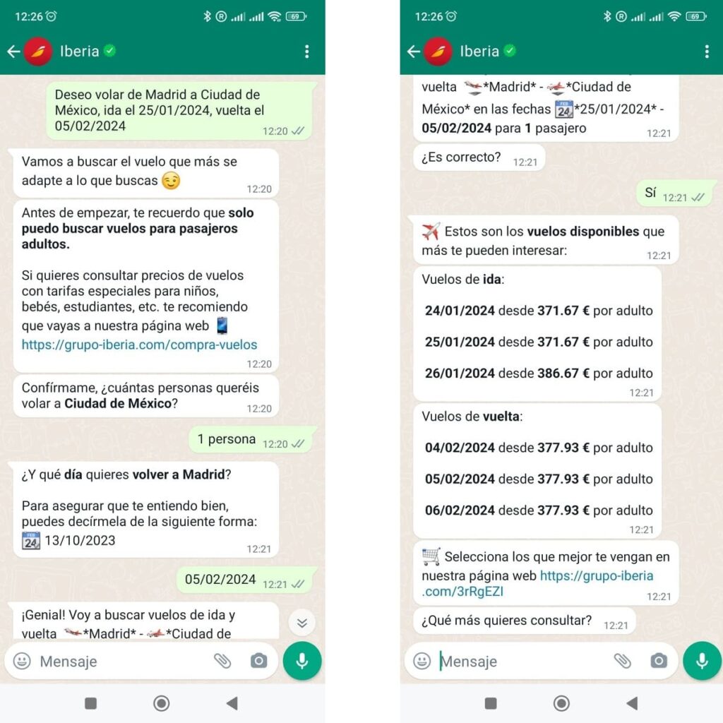 Ejemplo de chatbot: Iberia (2).