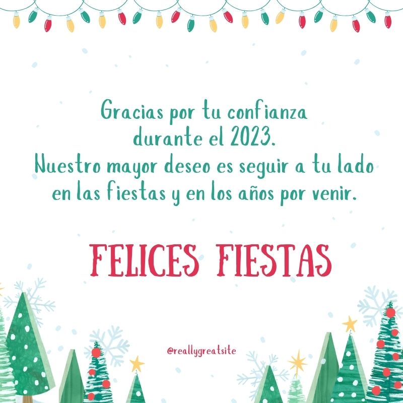 01 Felicitaciones para empresas - Gracias por tu confianza