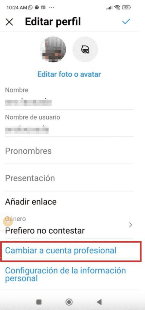 Cuenta para crecer en instagram.
