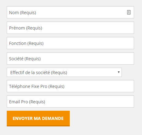 Formulaire d'inscription trop long Formulaire d'inscription trop long