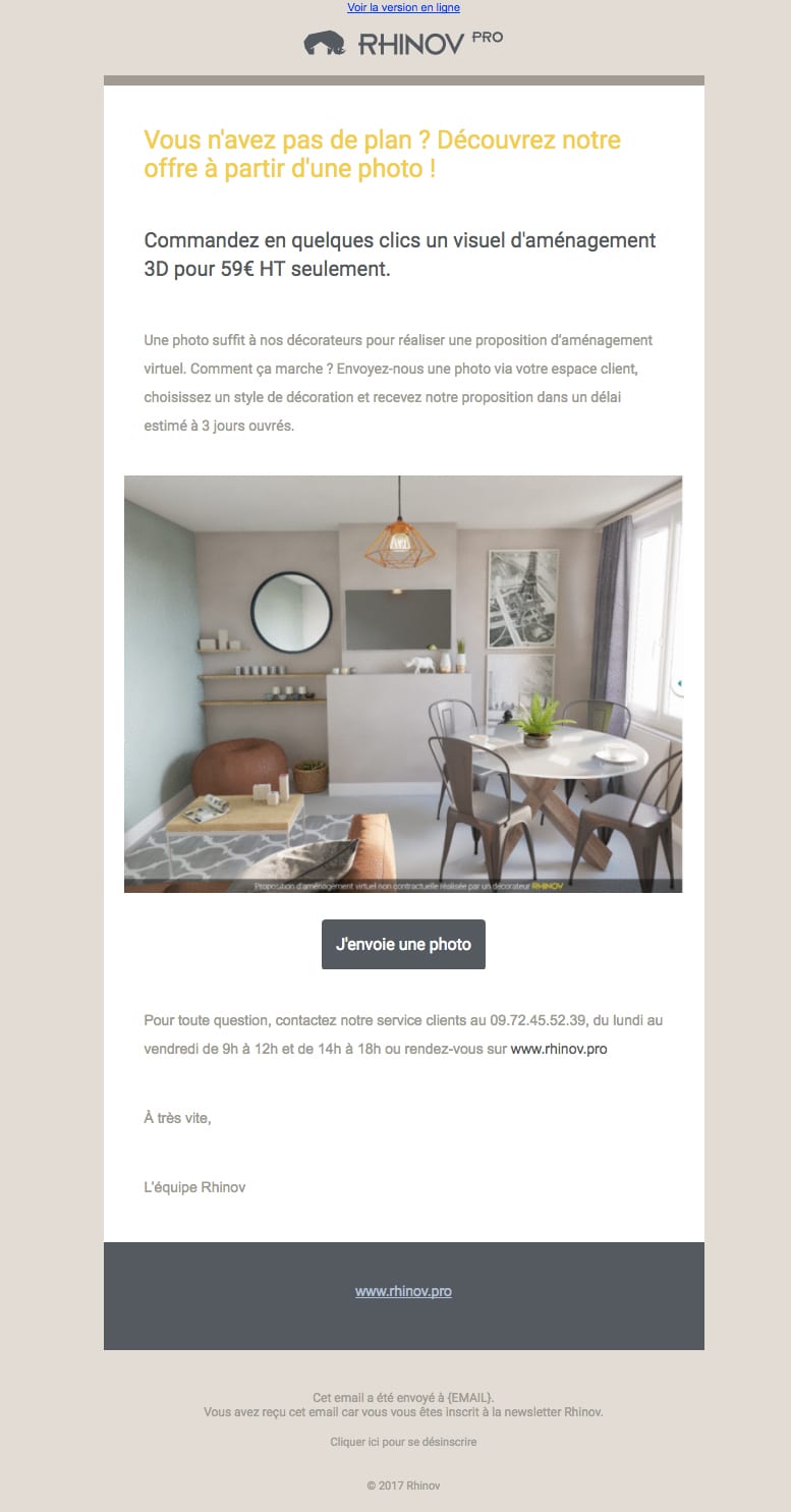 Email d'activation des prospects Email d'activation des prospects