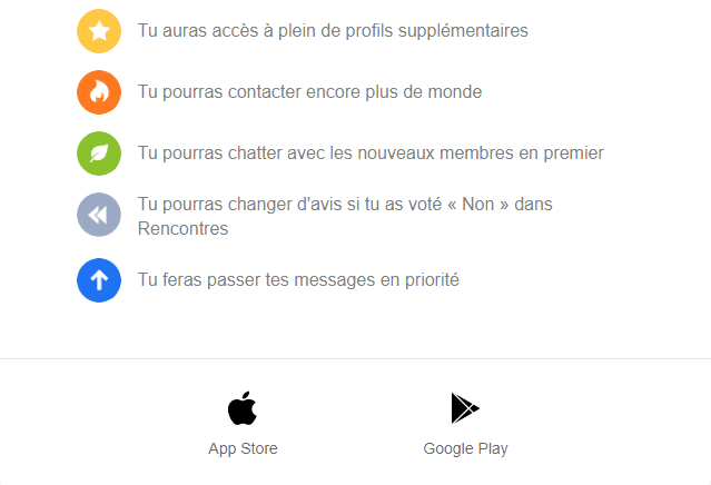 Emails et newsletters de sites de rencontres : email marketing de badoo