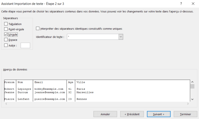 Comment bien utiliser les fichiers CSV ? Exemples et modèles - Brevo