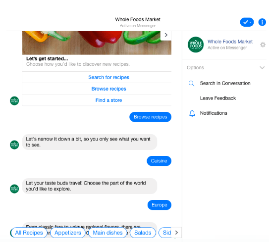 Exemple de support Inbound Marketing 3 - Whole Foods Market