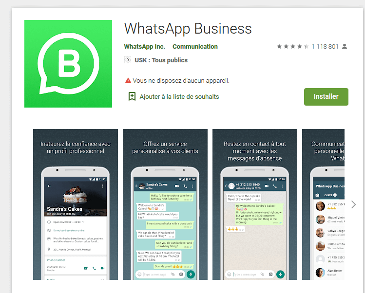 WhatsApp Business - télécharger