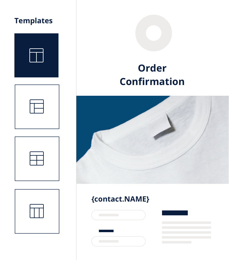 Emails transactionnels - commande