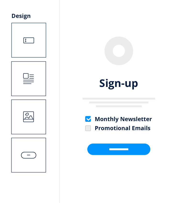 Logiciel Newsletter - formulaire