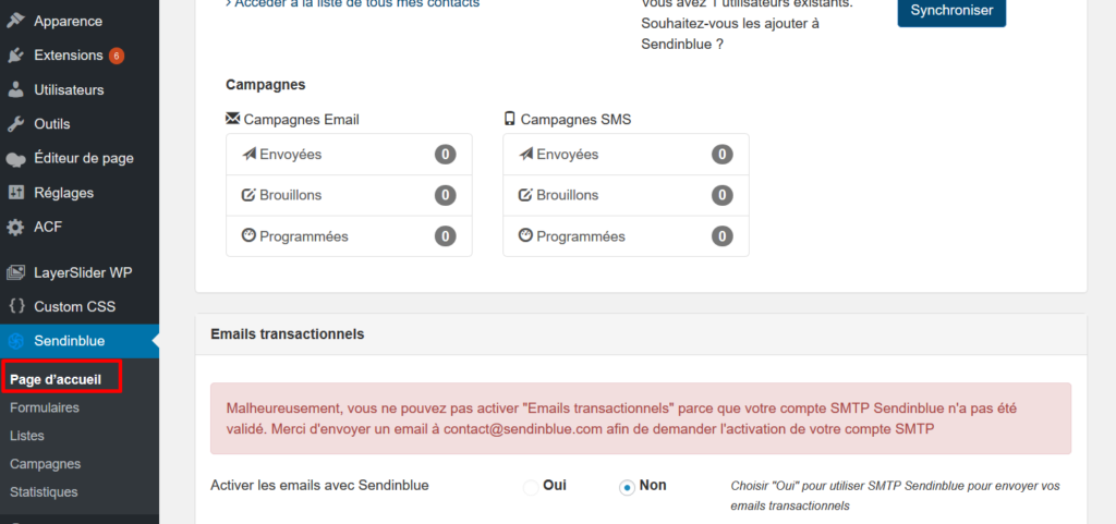 Newsletter pour blog gratuit WordPress