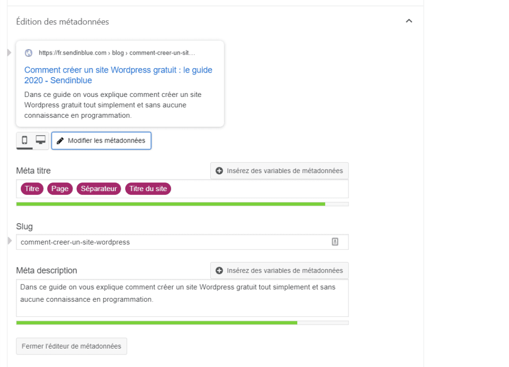 SEO Blog WordPress