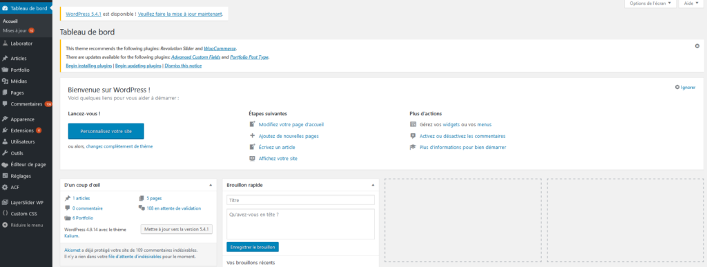 Créer un blog WordPress gratuitement