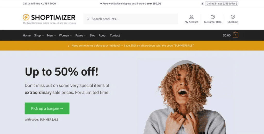Thèmes WooCommerce - Shoptimizer