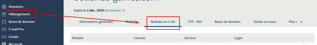 Ecommerce en auto-entrepreneur - Installer WordPress