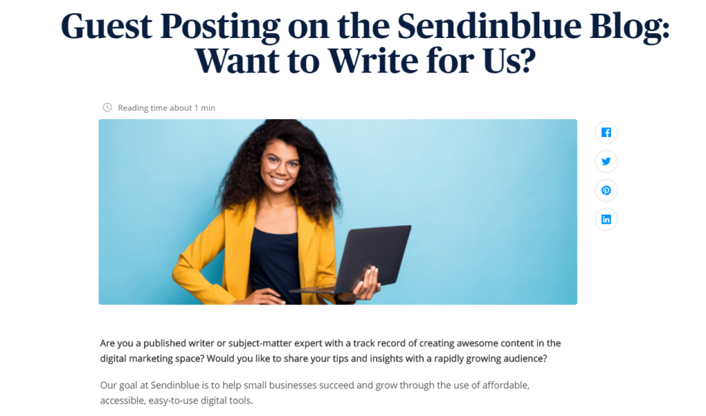 SEO - Guest blogging