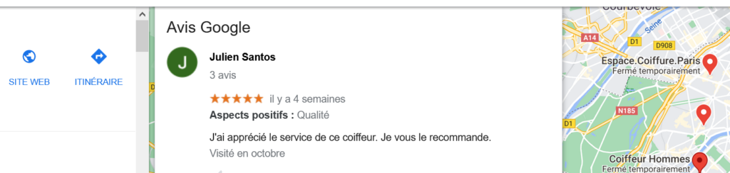Référencement local - Google Maps