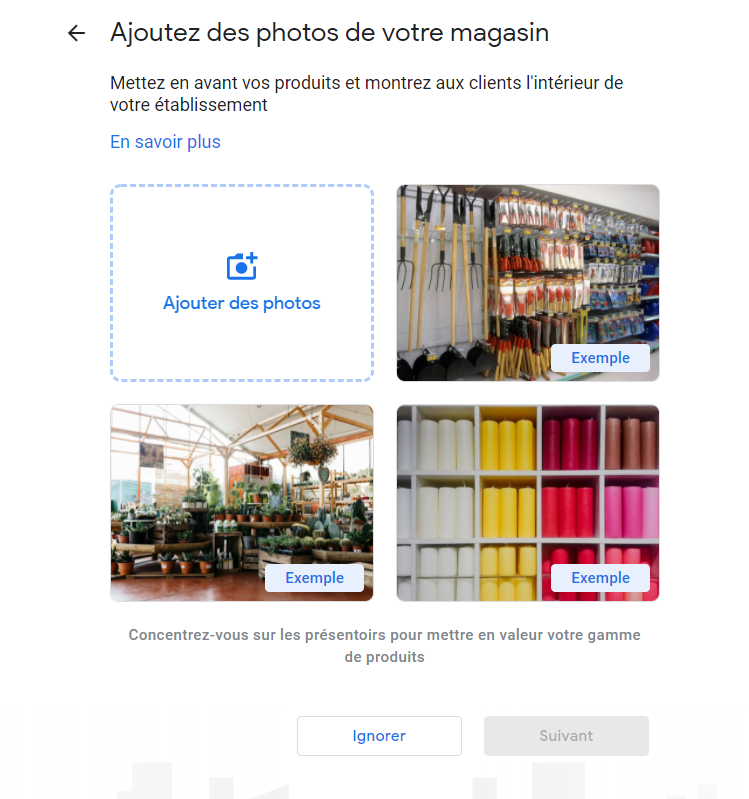 Référencement local - Google My Business Exemple 5