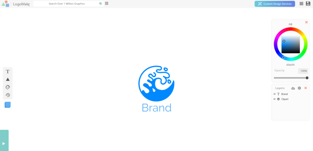 Ouil de création de logo - LogoMakr
