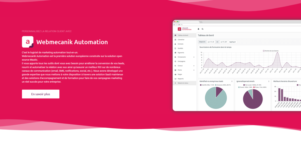 Logiciel marketing automation - Webmecanik