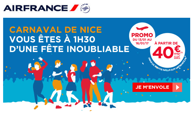 Call to Action Air France
