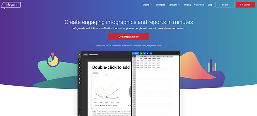Creer une infographie - Infogram