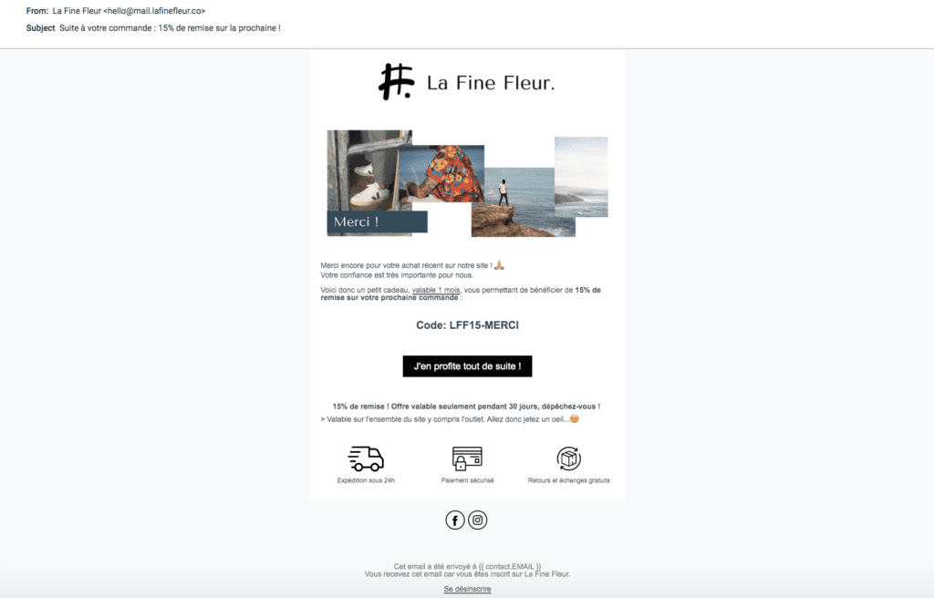 Étude de cas - marketing automation omnicanal Email 2